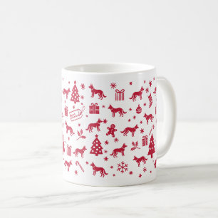 Dutch Shepherd Christmas Design Coffee Mug