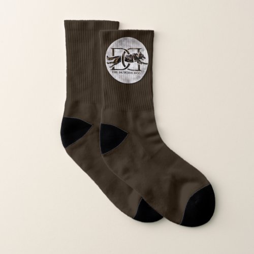 Dutch Shepherd Dog _ Dutchie_  Hollandse  Herder Socks