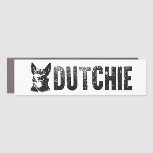 Dutch Shepherd _ Dutchie Car Magnet