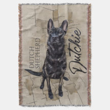 Dutch Shepherd - Dutchie Illustration