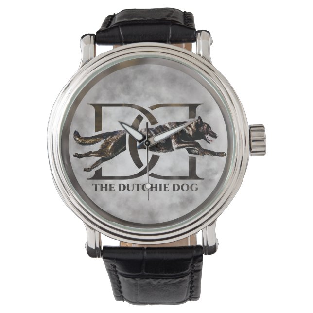 Dutch Shepherd - Dutchie Illustration Watch (Front)