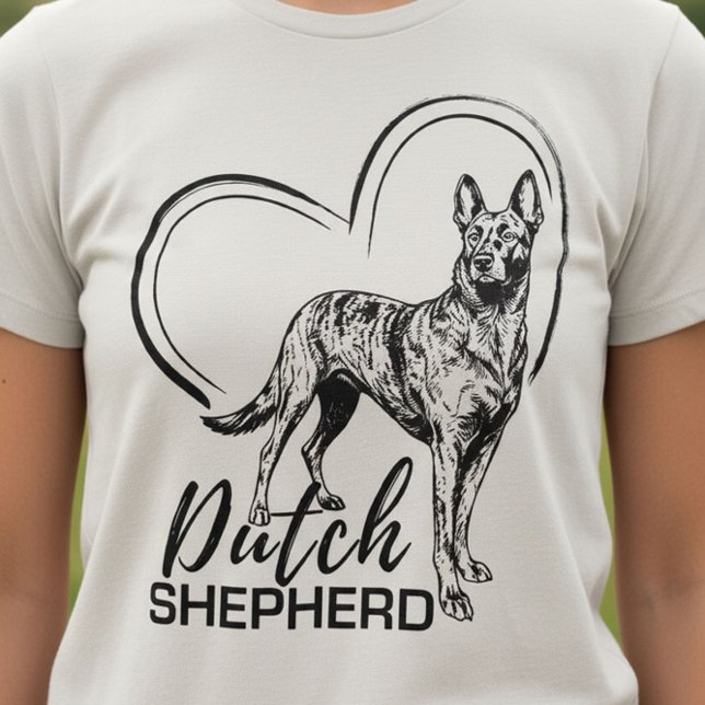Dutch Shepherd -Hollandse Herdershond Tri-Blend Shirt (Creator Uploaded)