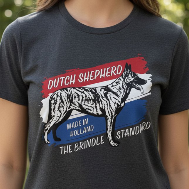 Dutch Shepherd -Hollandse Herdershond Tri-Blend Shirt (Creator Uploaded)