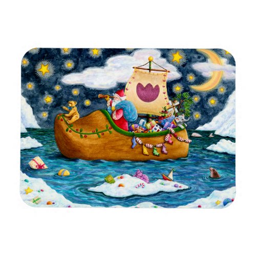 DUTCH SHOE SANTA SHIP ICEBERGS WHALE TEDDY BEAR MAGNET