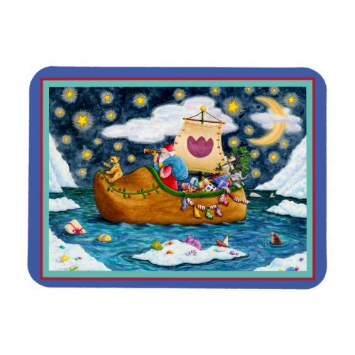 DUTCH SHOE SANTA SHIP ICEBERGS WHALE TEDDY BEAR MAGNET