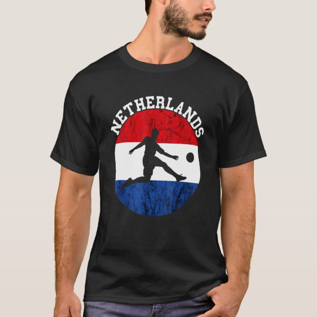 Dutch Soccer Retro Netherlands Dutch Pride Nether T-Shirt (Front)