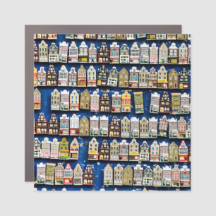 Dutch souvenirs, Amsterdam street scene. Car Magnet