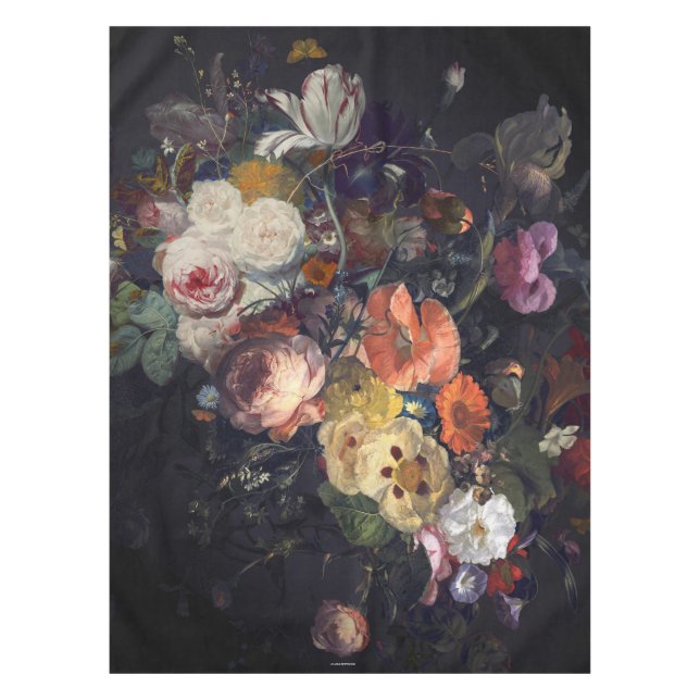 Dutch Still Life Cotton Table Cloth (Front)