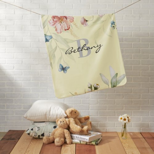 Dutch Still Life Floral Baby Receiving Blanket