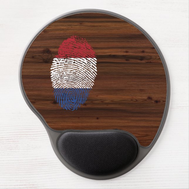 Dutch touch fingerprint flag gel mouse pad (Front)