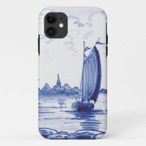 Dutch traditional blue tile iPhone 11 case