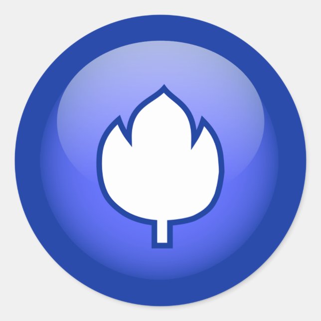 Dutch Tulip Classic Round Sticker (Front)