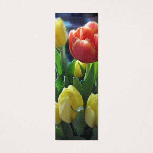 Dutch Tulips Holland Bookmark Photo Art Business Card Template