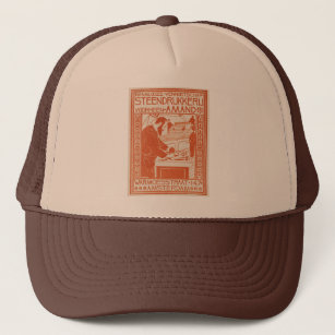 Dutch vintage master printer trucker hat