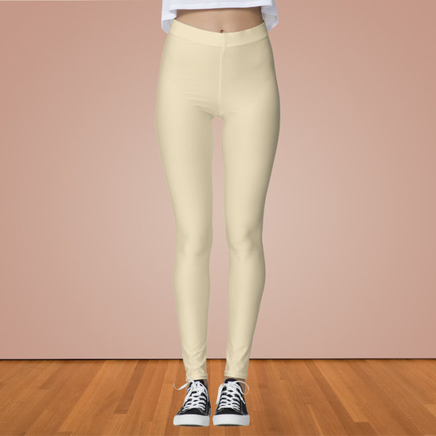 Women's leggings cream outlet color