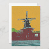 Dutch Wind Mill Van Gogh Style (Front/Back)