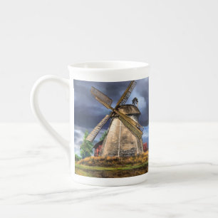 Dutch Windmill Bone China Mug