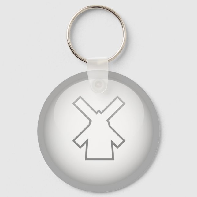 Dutch Windmill Keychain (Front)