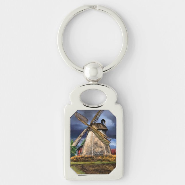 Dutch Windmill Keychain (Front)