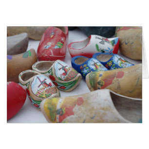 Dutch Wooden Clogs Holland Shoes Cards