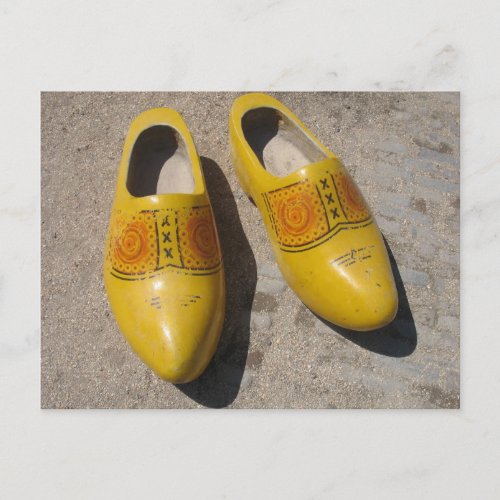 Dutch Wooden Shoes in Holland Clogs Postcard