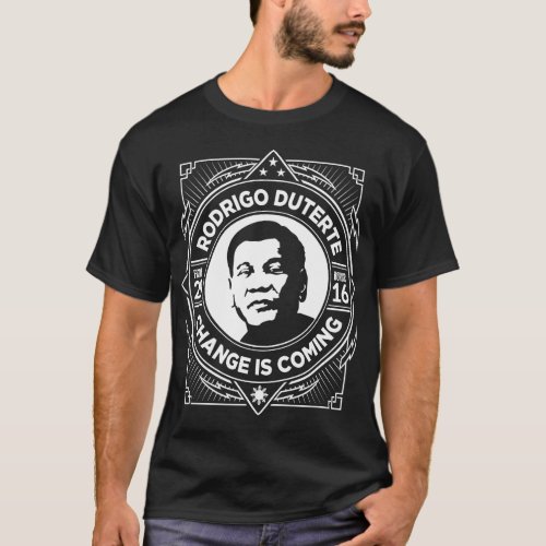Duterte for President T_Shirt
