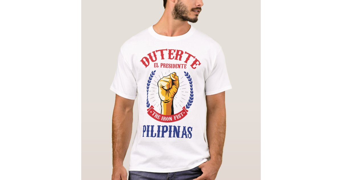 Duterte Philippine President TShirt Zazzle
