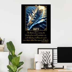 Duty: Above the Churning Sea Poster