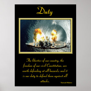 Duty: Battleship Under Fire Poster