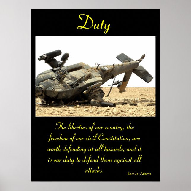 Duty: Desert Wreckage Poster (Front)