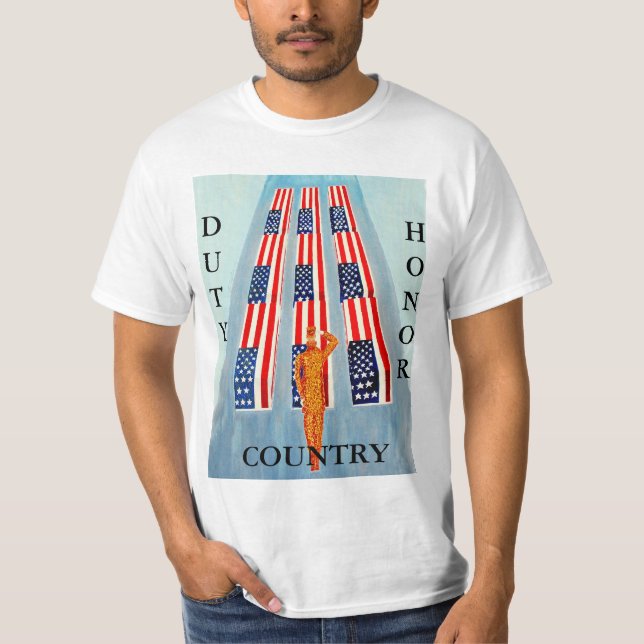 Duty Honor Country Patriotic Shirt (Front)