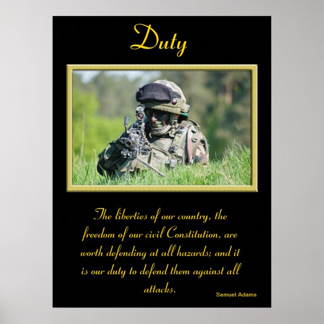  Duty: Soldier in the Shadows Poster (Front)