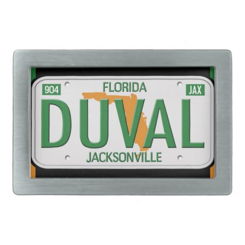 Duval County Jacksonville Florida Belt Buckle