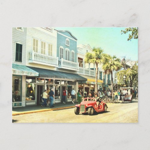 Duval Street Key West Florida Postcard