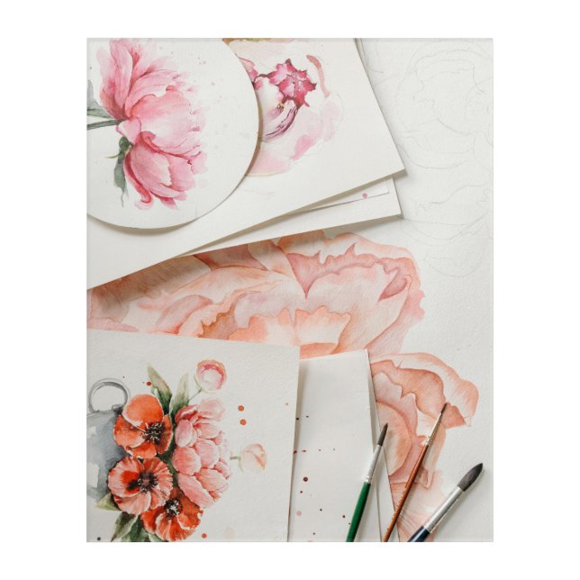 Duvet  acrylic print (Front)