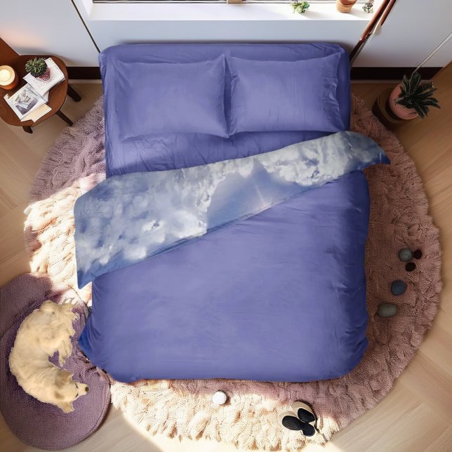 Duvet Cover (Wrap yourself in serenity with this stunning duvet cover featuring a dreamy cloud design)