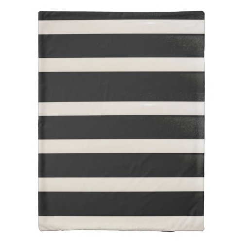 Duvet Cover Black and White Stripes