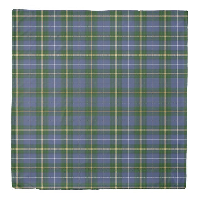 Duvet cover  blue Nova Scotia Tartan plaid (Front)