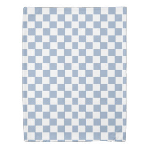 Duvet Cover Blue & White Square