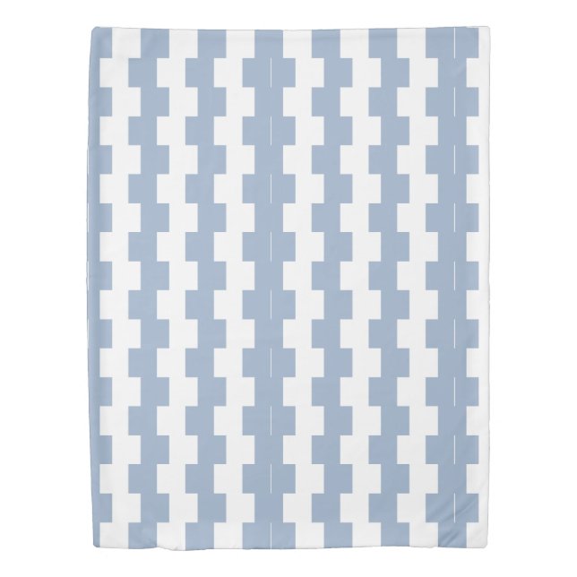 Duvet Cover Blue & White  Stripe (Front)
