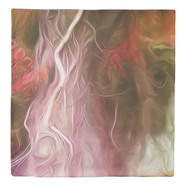 Duvet Cover Dream Light Red Tree (Front)