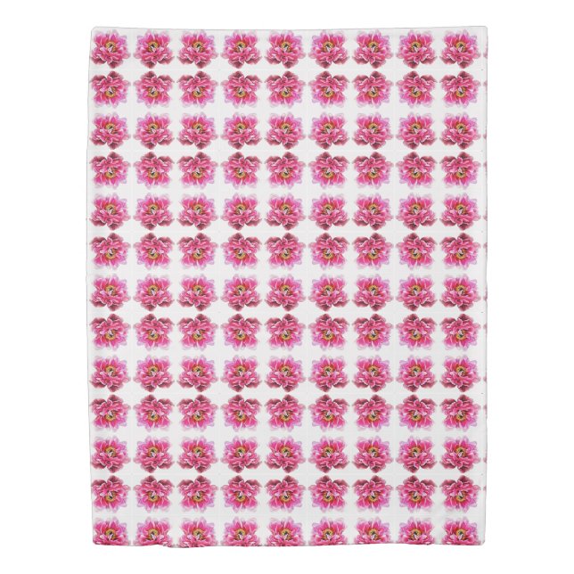 Duvet Cover Pink Peonies (Front)