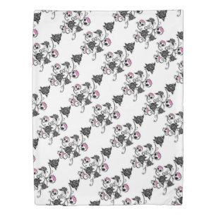 Duvet Cover/Skulls and Roses Cover