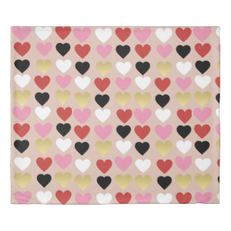Duvet cover with Colourful and stylish heart