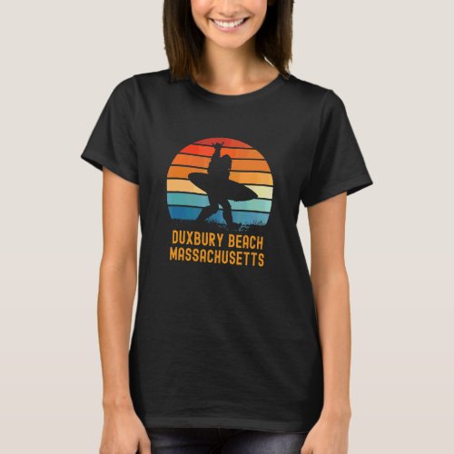 Duxbury Beach  Massachusetts Sasquatch Souvenir T_Shirt