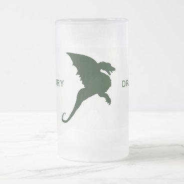 Duxbury Dragons DUX Frosted Glass Beer Mug Duxbury Dragons DUX Frosted Glass Beer Mug