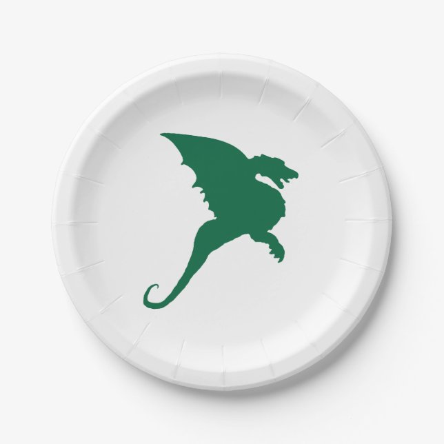 Duxbury Dragons - Duxbury MA. Paper Plates (Front)