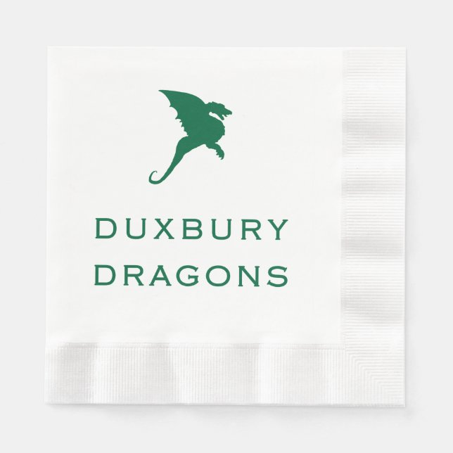 Duxbury DRAGONS - Duxbury Massachusetts Napkins (Front)