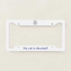 DVC License Plate Frame - Cat