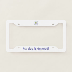 DVC License Plate Frame - Dog